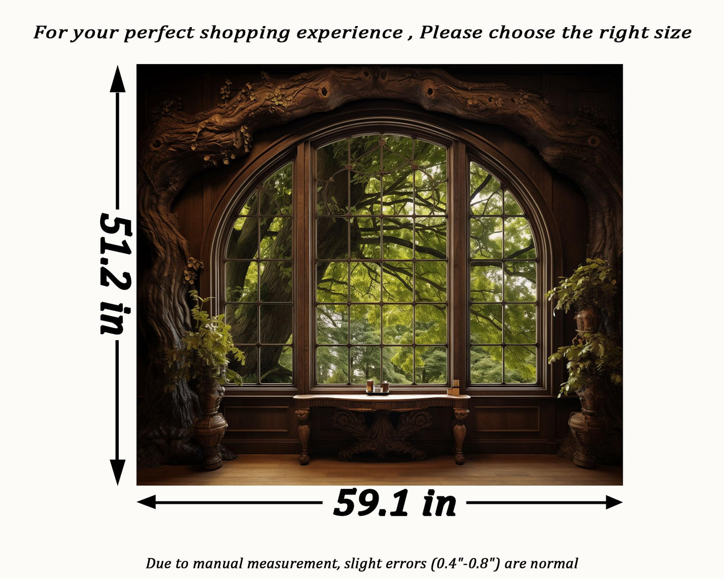 Outdoor Forest Tapestry Wall Hanging Rustic